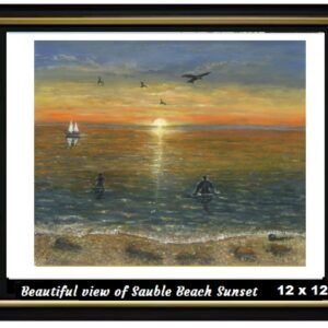 Beautiful view of Sauble Beach Sunset