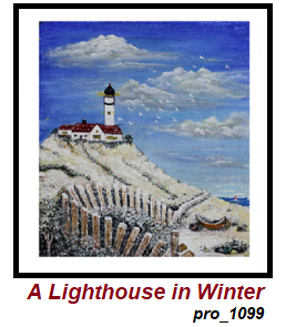 A Light House in Winter