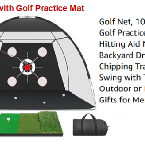 Golf Net, with Golf Practice Mat