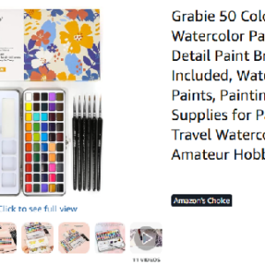 Water Color Paint Sets