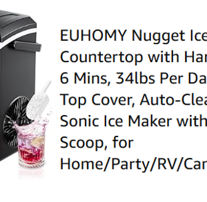 EUHOMY Nugget Ice Maker